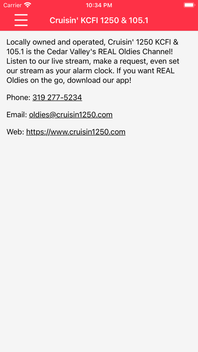 How to cancel & delete Cruisin' 1250 KCFI & 105.1 from iphone & ipad 3
