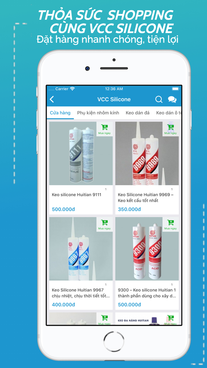 VCC Silicone - Chất kết dính