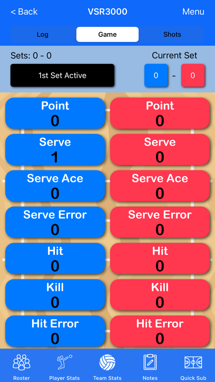 Volleyball Stat Recorder 3000