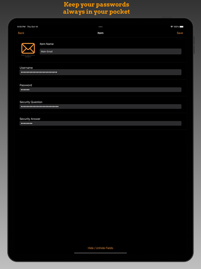 Trezzor  Password Manager