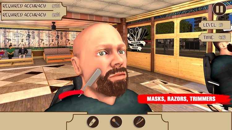 Barber shop store game online