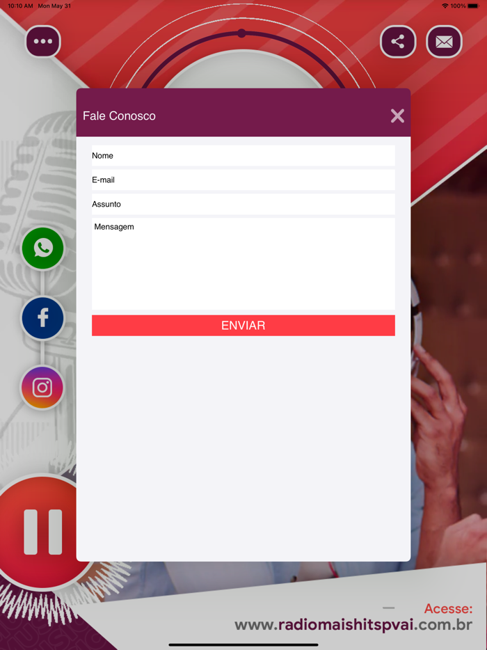 RÁDIO MAIS HITS 100.7 FM