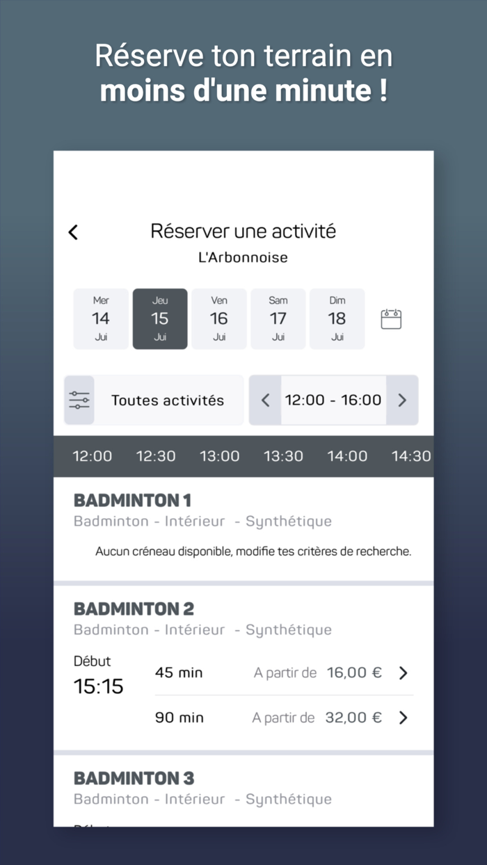 Badminton Squash Arbonnoise