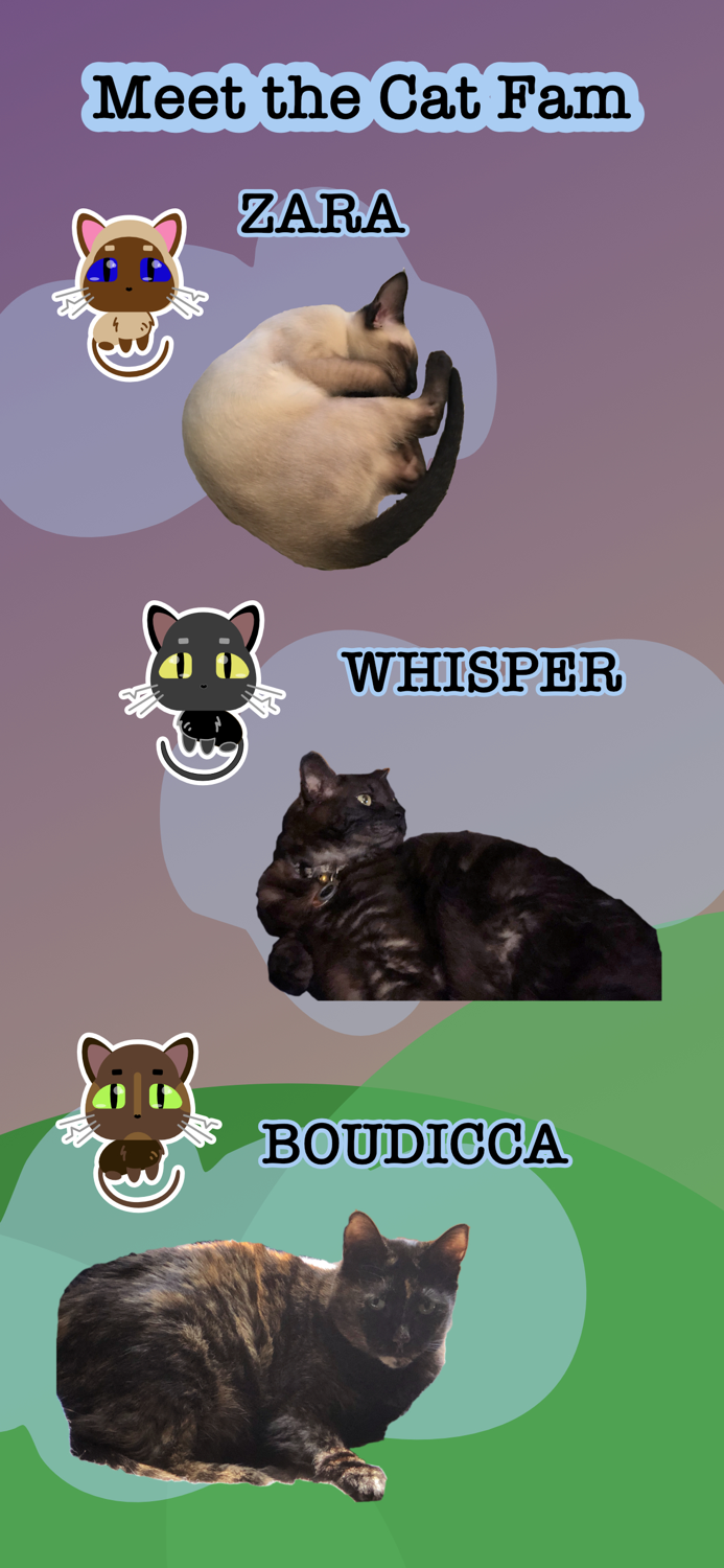 Cat Family Sticker Pack