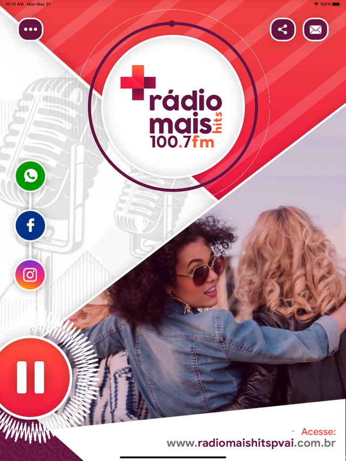 RÁDIO MAIS HITS 100.7 FM