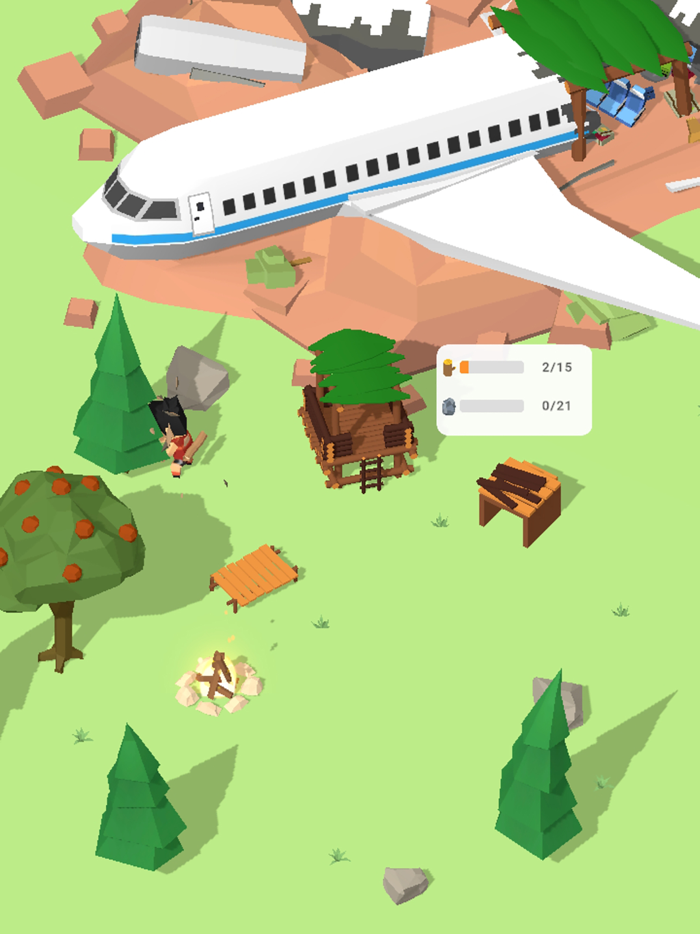 Người Xây Đảo Bấm Để Sinh Tồn