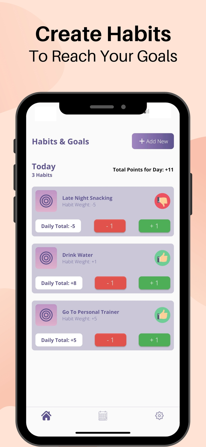 Habit Tracker Easy Goal