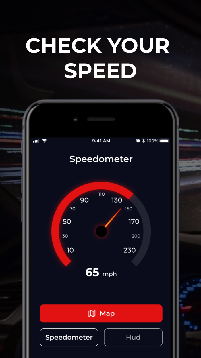 Speedometer mph Tracker GPS