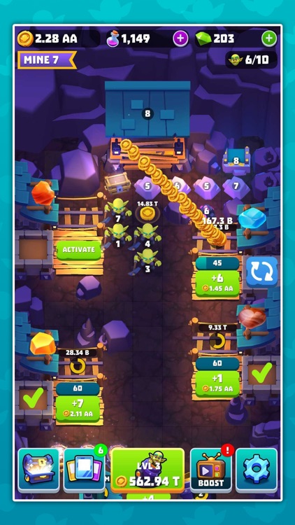 Gold and Goblins: Idle Merger screenshot-5