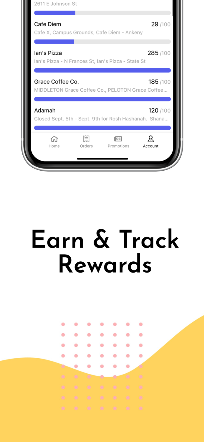 Dripos - Order Ahead  Rewards