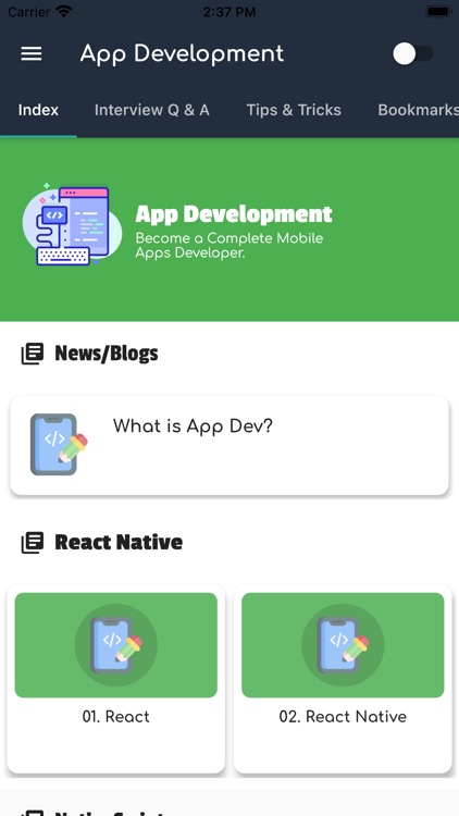 Learn App Development