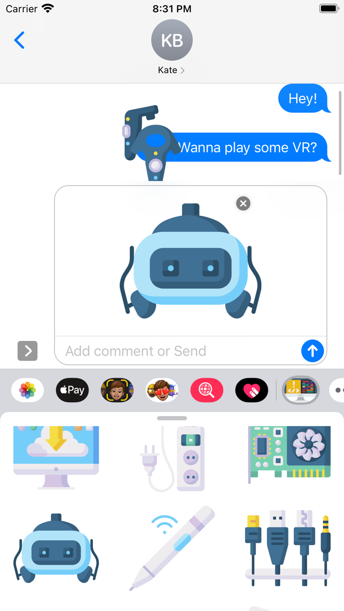 Digital Stickers Programming