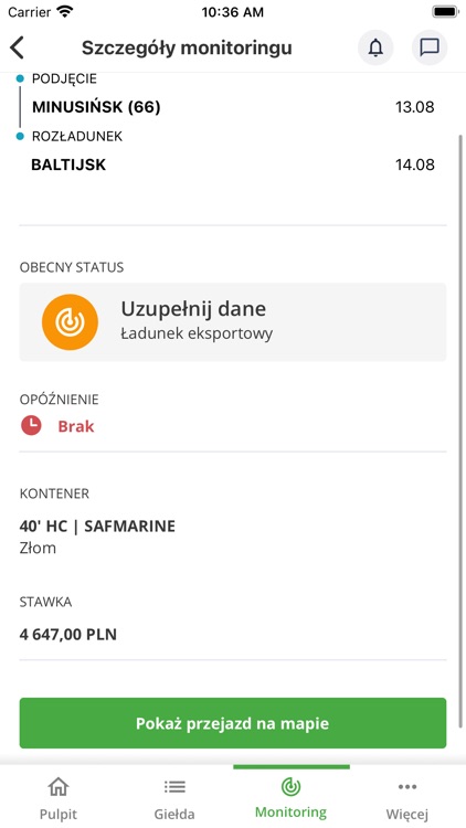 E-containers giełda