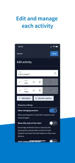 Game screenshot Poll Everywhere Presenter apk