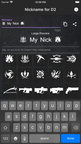 Game screenshot Nickname for D2 apk
