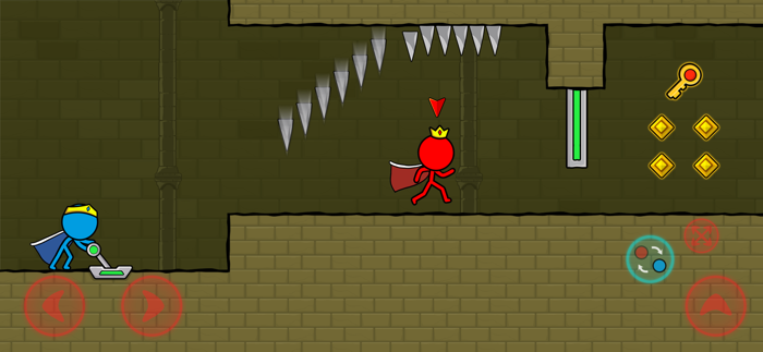 冰与火 森林迷宫Red  Blue Stickman