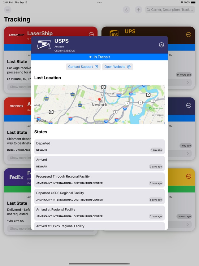 Deliveries Tracker