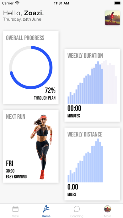 Zoazi Running Coachのおすすめ画像4