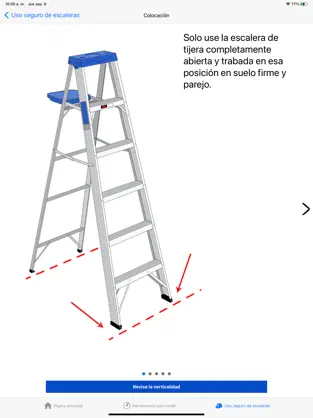 Captura de Pantalla 5 Uso seguro de escaleras iphone