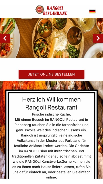 Rangoli Restaurant Pinneberg