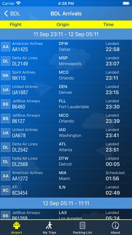 Hartford Airport Info + Radar screenshot-1