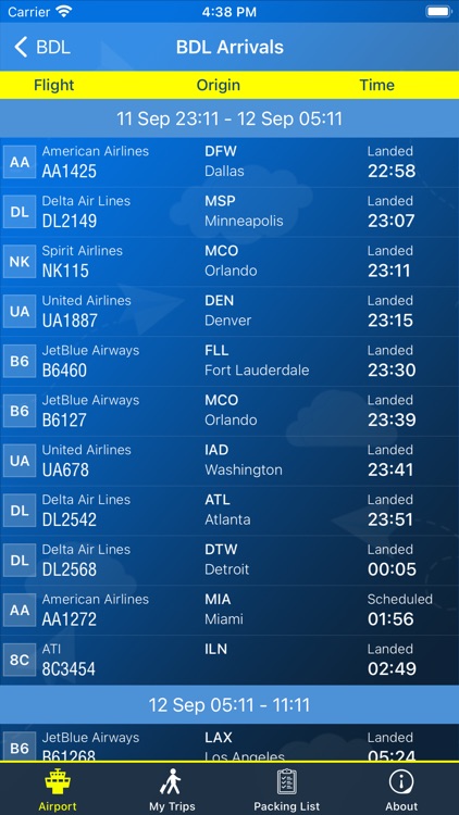 Hartford Airport Info + Radar