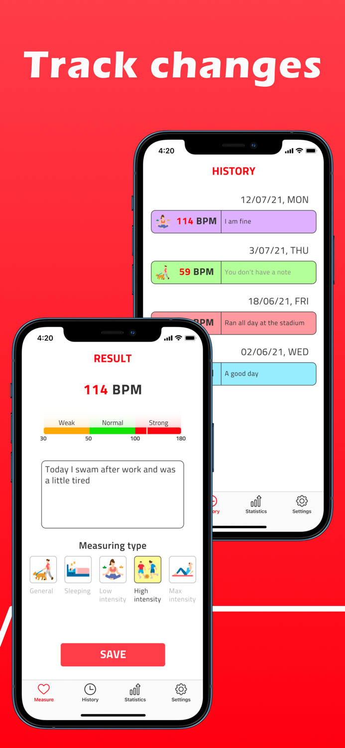 Heart-Rate Monitor bpm tracker