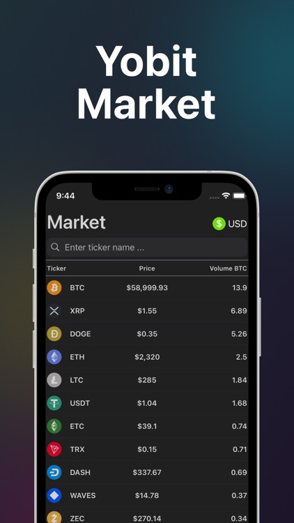 Yobit - Market Info