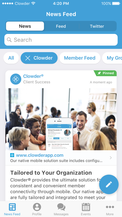 How to cancel & delete Clowder - Member Engagement from iphone & ipad 1