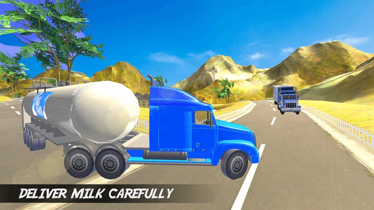 Milk Transport Dairy Van 3D