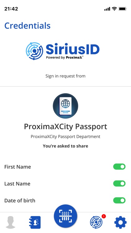 ProximaX SiriusID screenshot-3