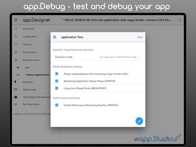 wapp Studio build your own App