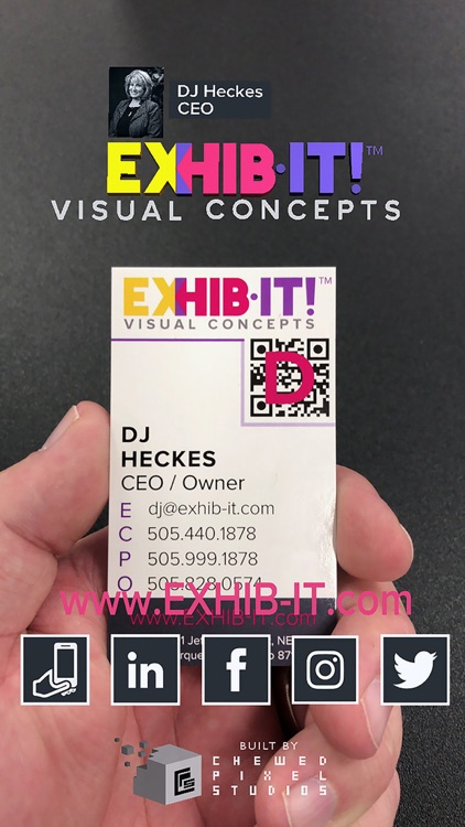 EXHIB-IT! AR Business Card