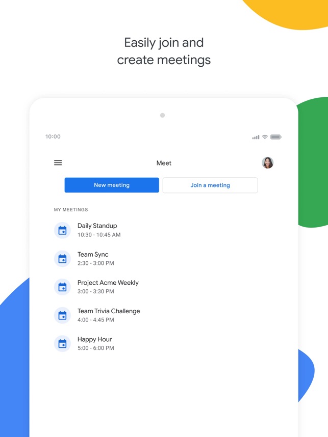 Google Meet On The App Store