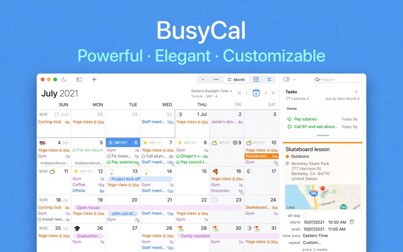 BusyCal: Calendar & Reminders