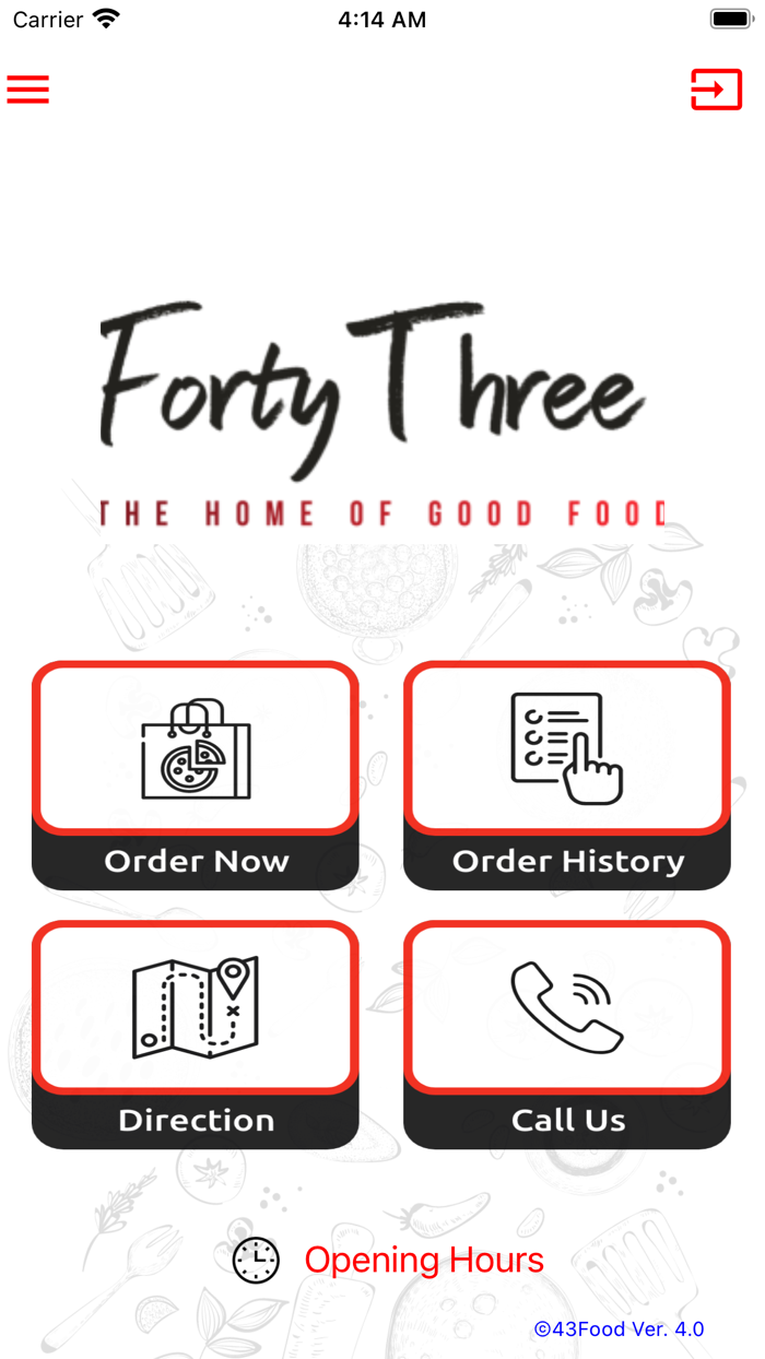 Forty Three–Home of Good Food