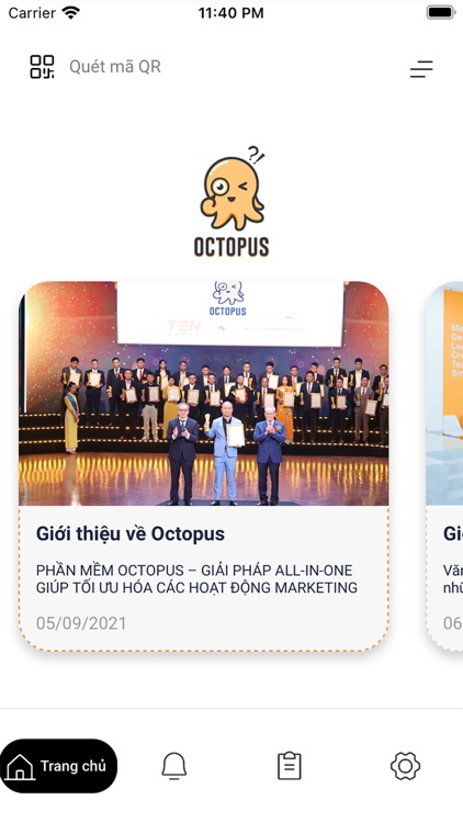 Octopus - Quản lý Marketing