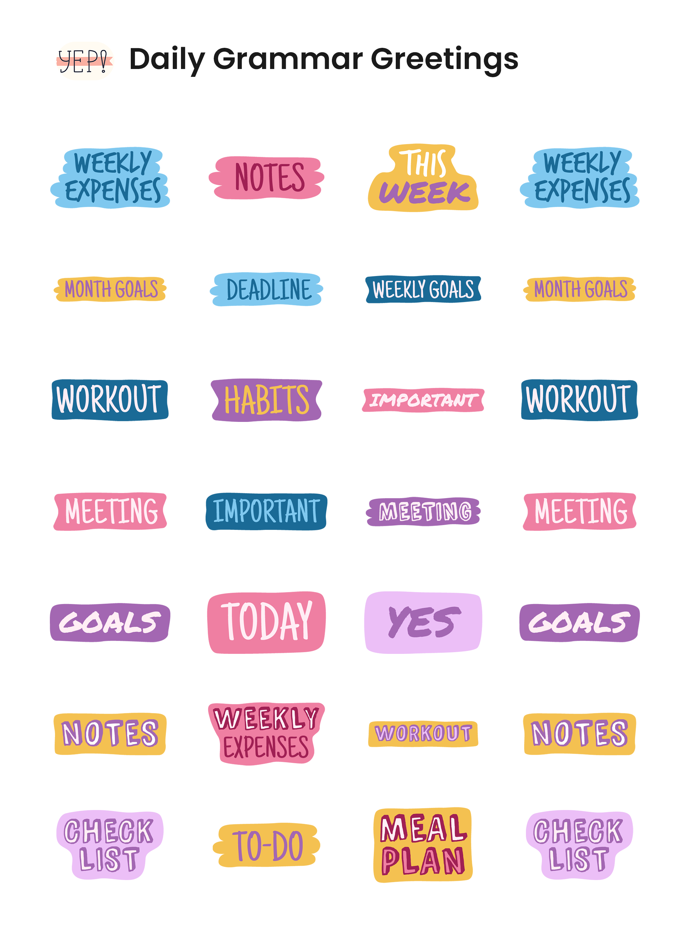 Daily Grammar Greetings