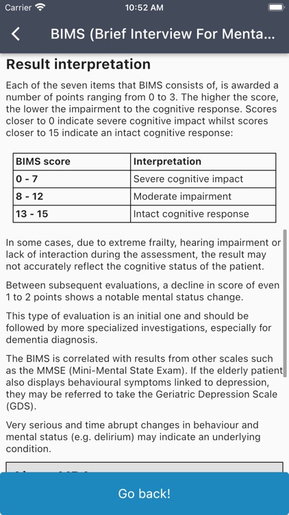 BIMS Score Calculator screenshot-4