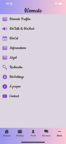 Game screenshot Womate apk