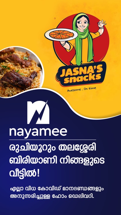 Nayamee Food Delivery App