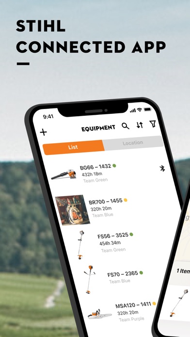 Screenshot of STIHL connected1