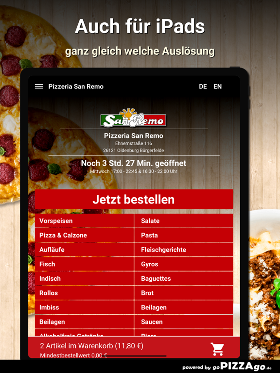 Pizzeria San Remo Oldenburg screenshot 7