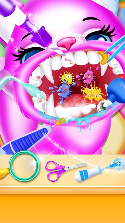 Baby Pets! Doctor Dentist Game screenshot-5