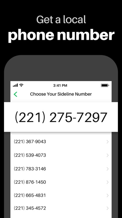 Sideline: Second Phone Number screenshot-0