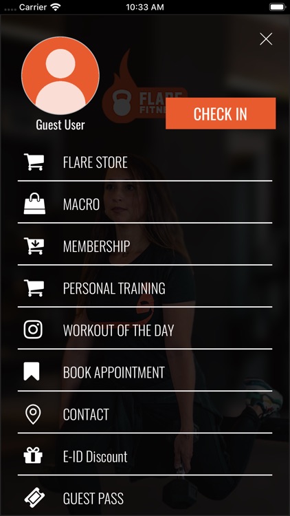 Flare Fitness. screenshot-3