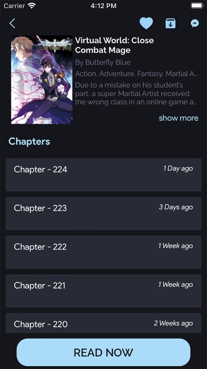 Manga Reader - Best Manga Rock screenshot-2