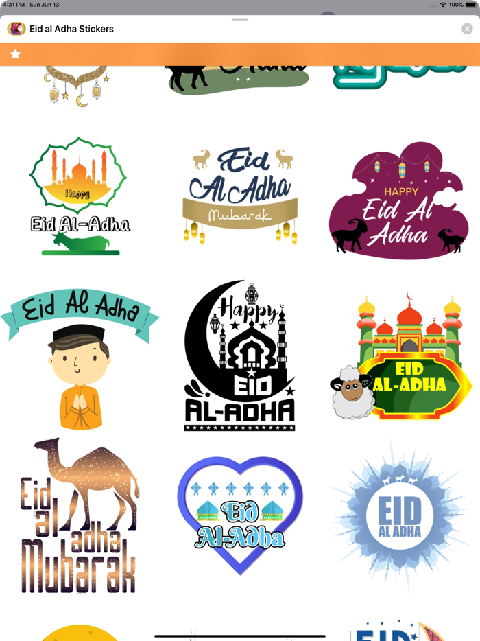 Eid al Adha Stickers