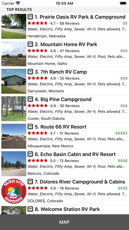 US RV Parks & Campgrounds