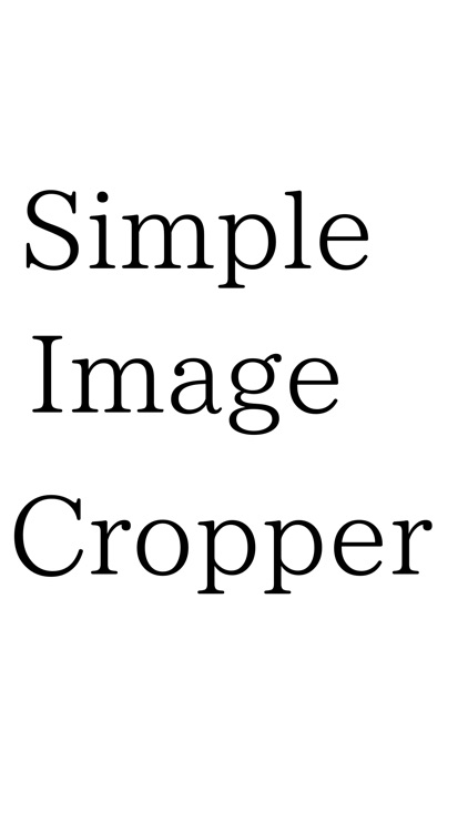 Simple Image Cropper